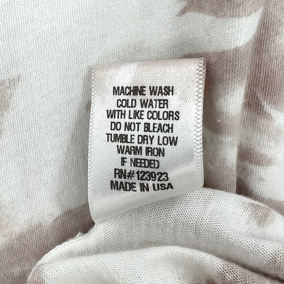 ERRANT Overall Dress Womens Small Brown Tie Dye Cotton Knit Adjustable Straps - Picture 9 of 15